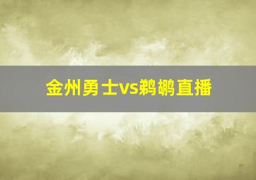 金州勇士vs鹈鹕直播