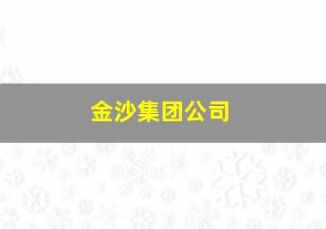 金沙集团公司