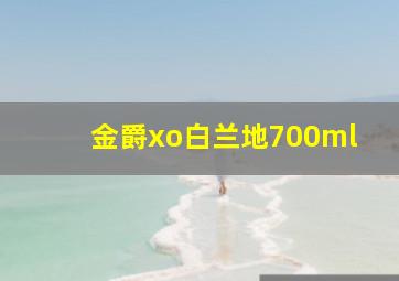 金爵xo白兰地700ml