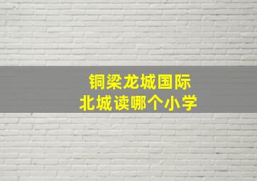 铜梁龙城国际北城读哪个小学