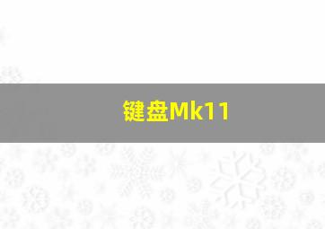 键盘Mk11