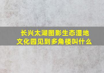 长兴太湖图影生态湿地文化园见到多角楼叫什么