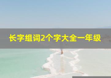 长字组词2个字大全一年级