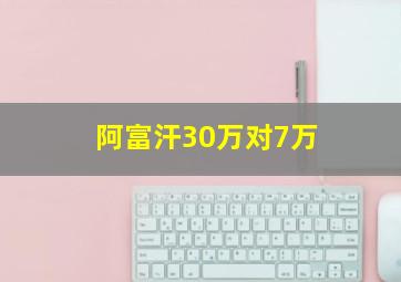 阿富汗30万对7万