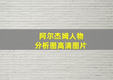 阿尔杰姆人物分析图高清图片