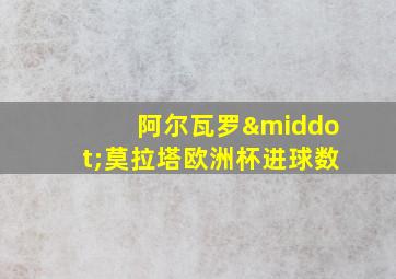 阿尔瓦罗·莫拉塔欧洲杯进球数