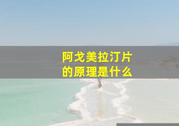 阿戈美拉汀片的原理是什么