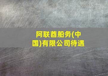 阿联酋船务(中国)有限公司待遇