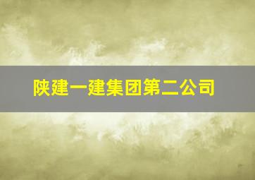 陕建一建集团第二公司