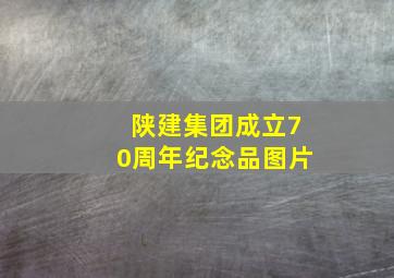 陕建集团成立70周年纪念品图片