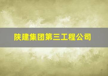 陕建集团第三工程公司