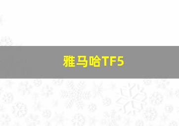 雅马哈TF5