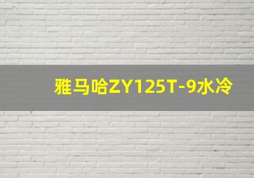 雅马哈ZY125T-9水冷