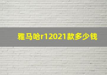 雅马哈r12021款多少钱