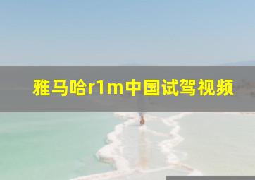 雅马哈r1m中国试驾视频