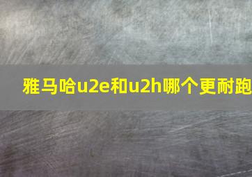 雅马哈u2e和u2h哪个更耐跑