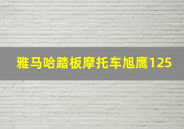 雅马哈踏板摩托车旭鹰125