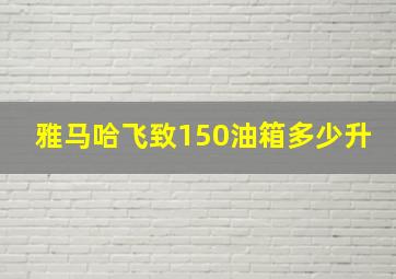 雅马哈飞致150油箱多少升