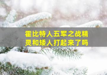 霍比特人五军之战精灵和矮人打起来了吗