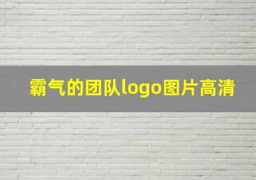 霸气的团队logo图片高清