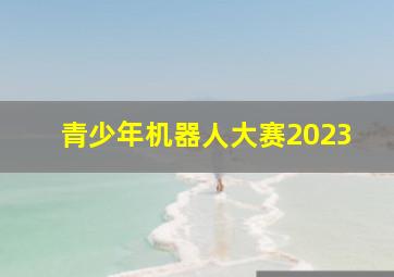 青少年机器人大赛2023