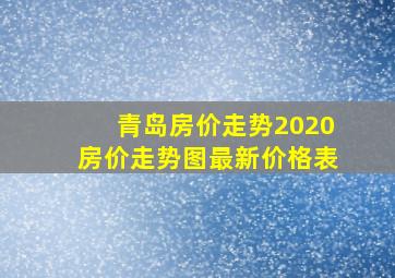 青岛房价走势2020房价走势图最新价格表