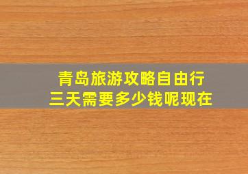 青岛旅游攻略自由行三天需要多少钱呢现在