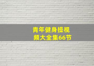 青年健身操视频大全集66节