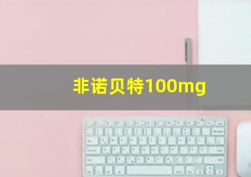 非诺贝特100mg