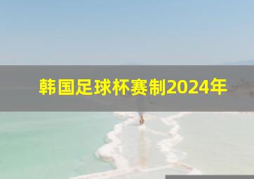 韩国足球杯赛制2024年