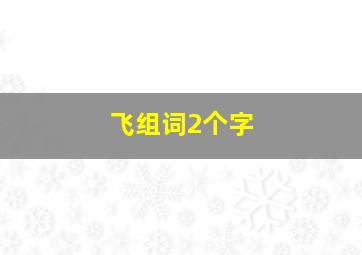 飞组词2个字