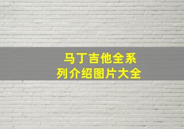 马丁吉他全系列介绍图片大全