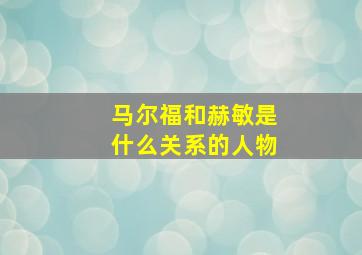 马尔福和赫敏是什么关系的人物