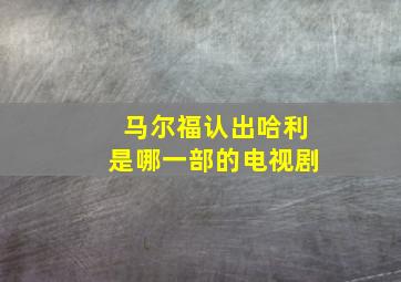 马尔福认出哈利是哪一部的电视剧