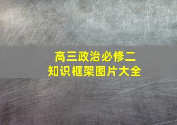 高三政治必修二知识框架图片大全