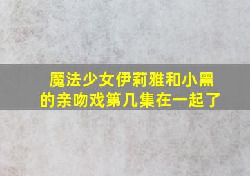 魔法少女伊莉雅和小黑的亲吻戏第几集在一起了