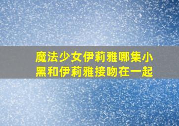 魔法少女伊莉雅哪集小黑和伊莉雅接吻在一起