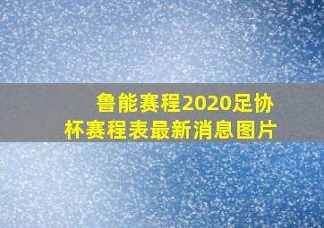 鲁能赛程2020足协杯赛程表最新消息图片