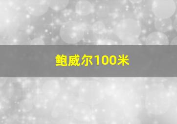 鲍威尔100米