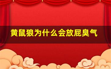 黄鼠狼为什么会放屁臭气